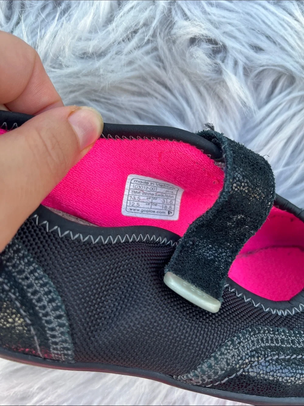 Plae Emme Black Mary Jane Shoe